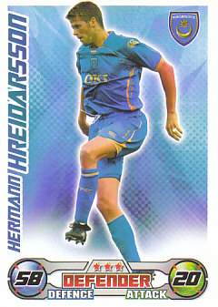 Hermann Hreidarsson Portsmouth 2008/09 Topps Match Attax #237